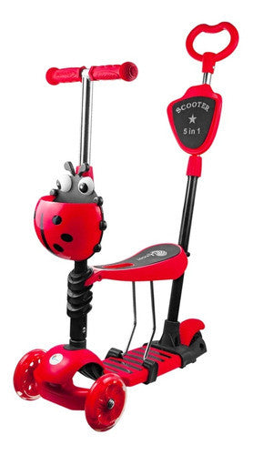 Patineta Scooter Monopatín 5 En 1 Niños