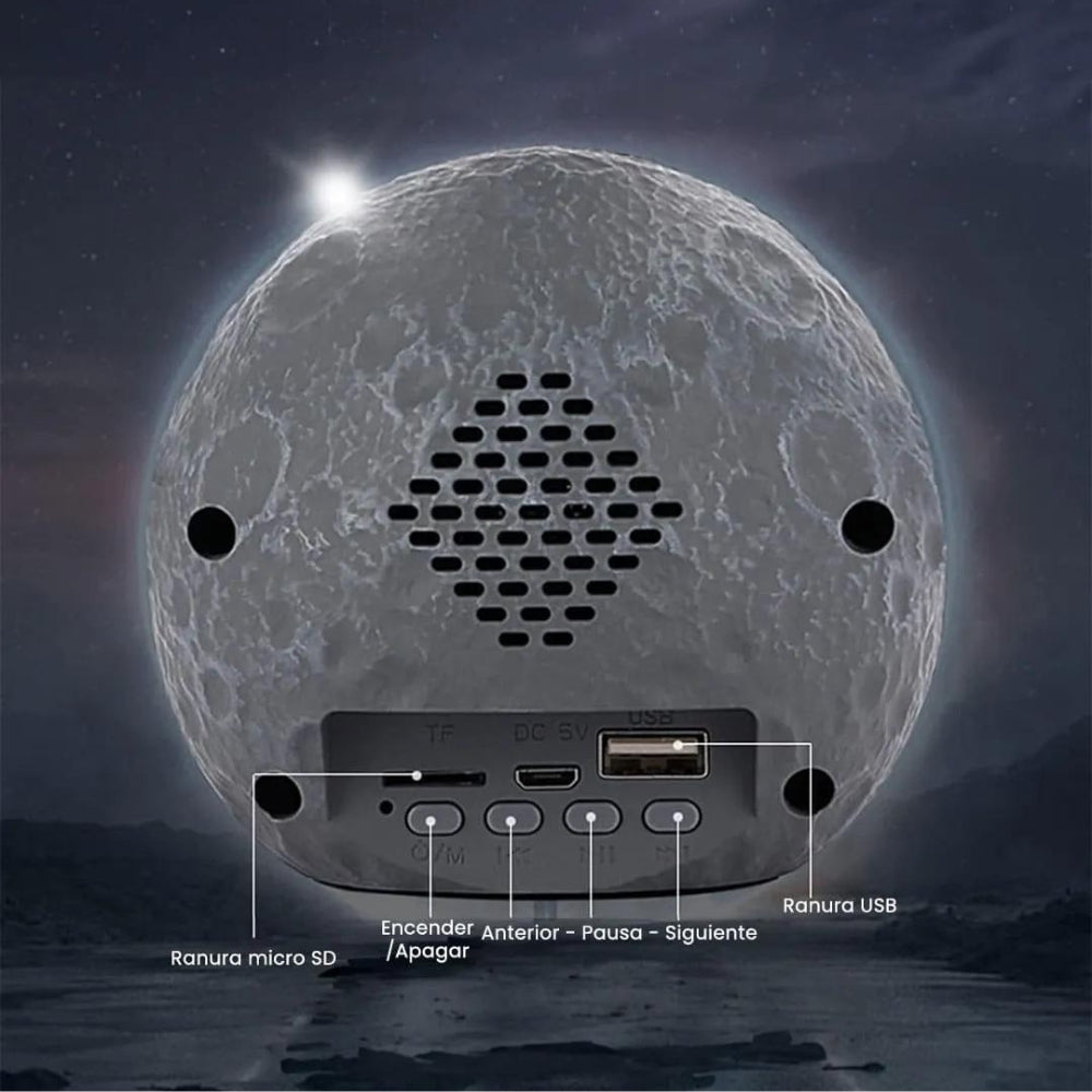Lámpara Parlante Bluetooth Astronauta