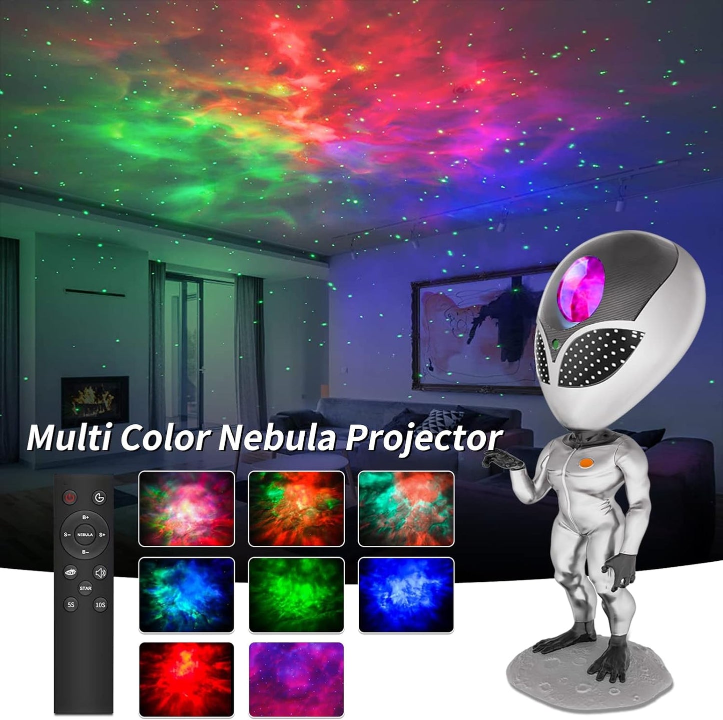 Proyector Aliens Alienigena Luces Led