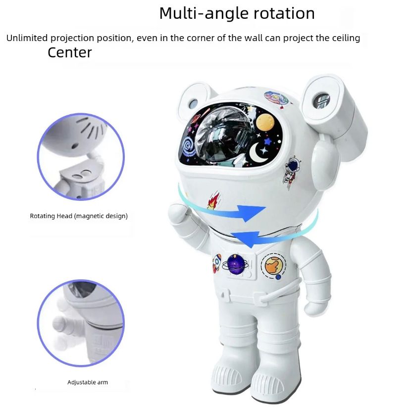 Astronauta Proyector Con Bluetooth