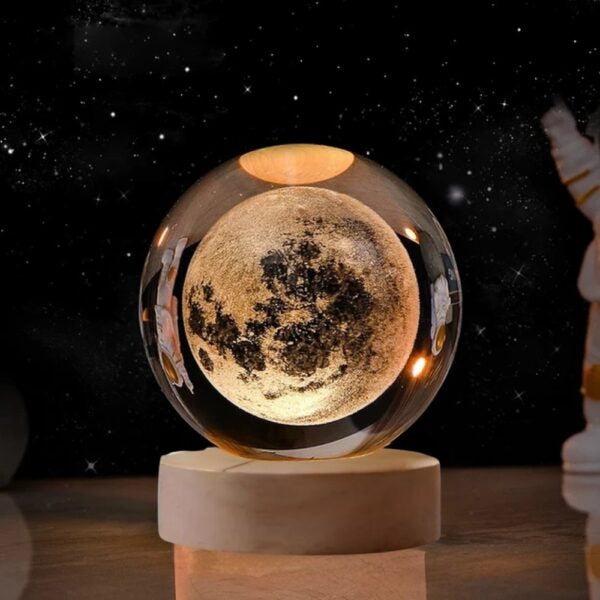 Lámpara Decorativa S. Solar - Luna - Atronauta 3D