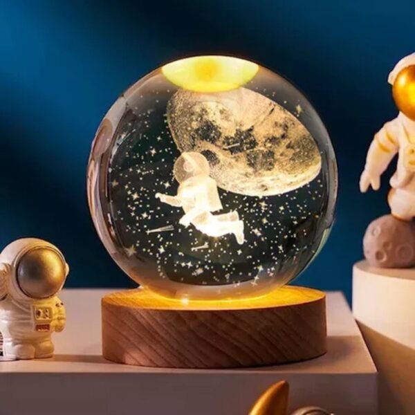 Lámpara Decorativa S. Solar - Luna - Atronauta 3D