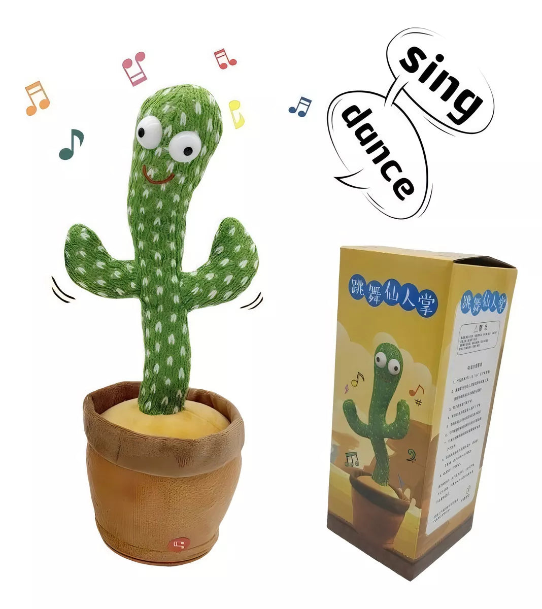 Cactus Bailarín Imita Voz Juguete