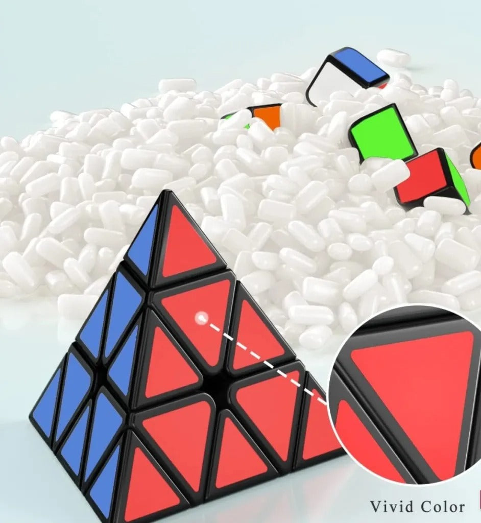 Set Cubo Rubik Engranaje Piramide