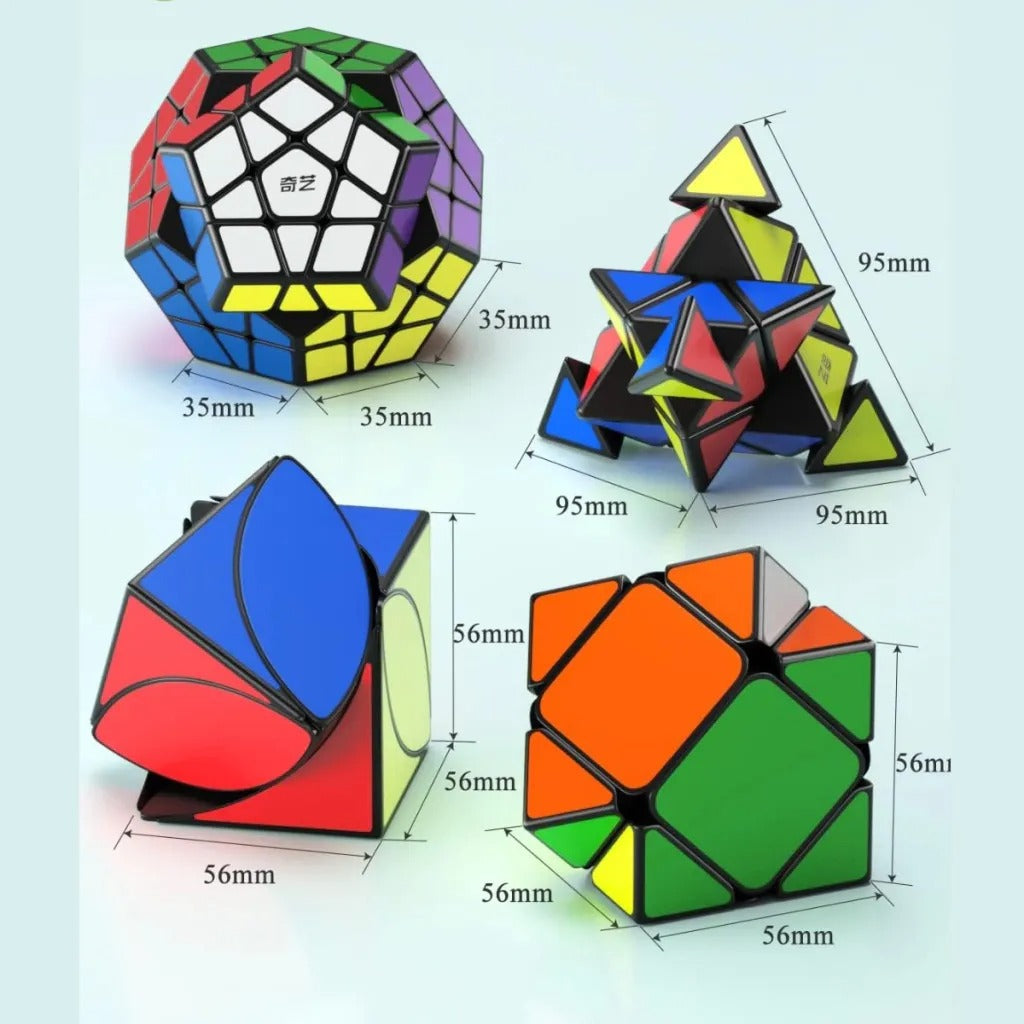 Set Cubo Rubik Engranaje Piramide