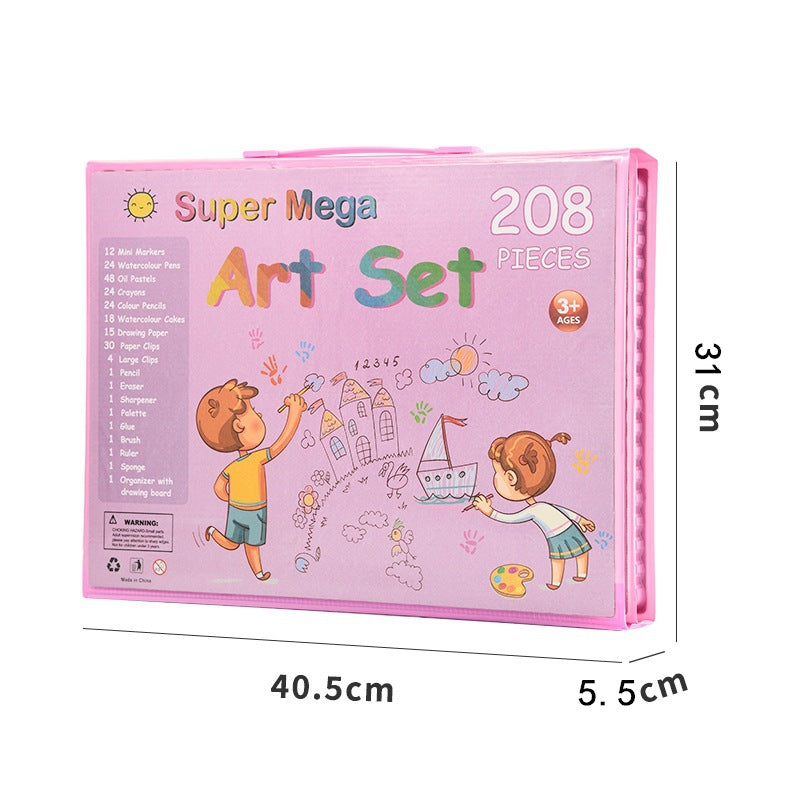Set de Arte Para Niños 208 Piezas
