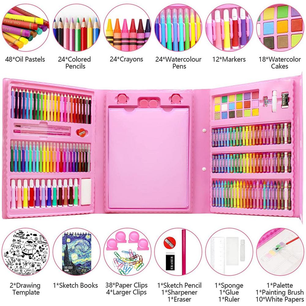 Set de Arte Para Niños 208 Piezas