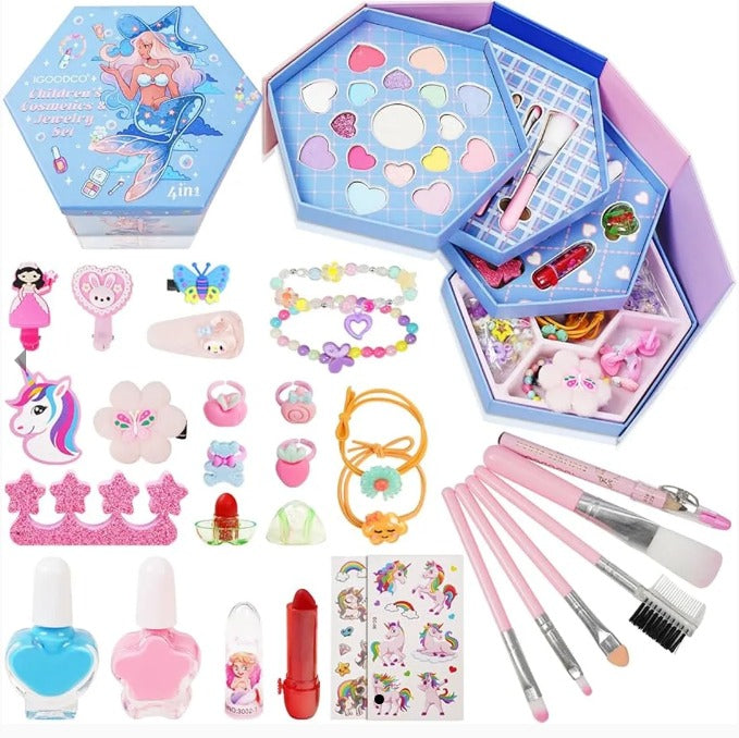 Juego De Maquillaje Niñas De 45 Piezas